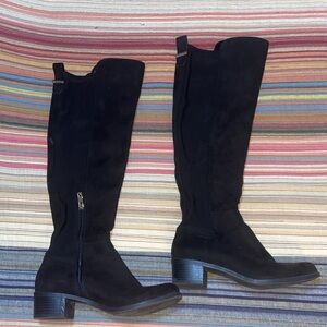 Liz Claiborne Black Heeled Boots